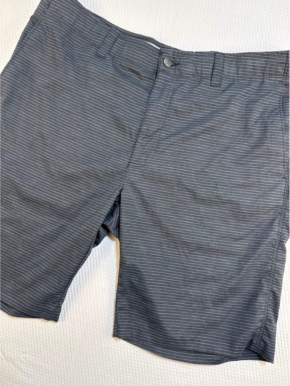 Callaway Mens Golf Shorts 36 Gray Striped Stretch Performance Preppy